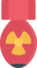 design vector image icons nuclear bomb