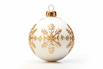 Christmas ball isolated into white background, Christmas ball on white background