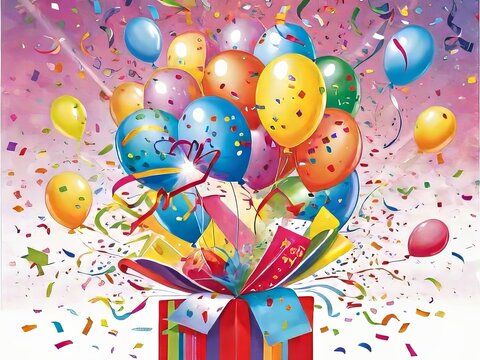 Una postal de felicitaci&oacute;n de cumplea&ntilde;os