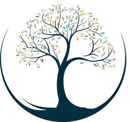 Tree of Life Vector illustration on a white background