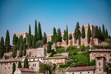 Verona - Castel San Pietro and river Adige
