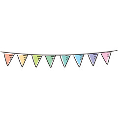 Obraz premium Party ornament sketch icon Vector
