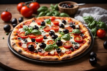 pizza with tomato