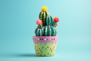 Pop Art Explosion Background In Comic Stylecute Cactus Stickers With Kawaii Appeal