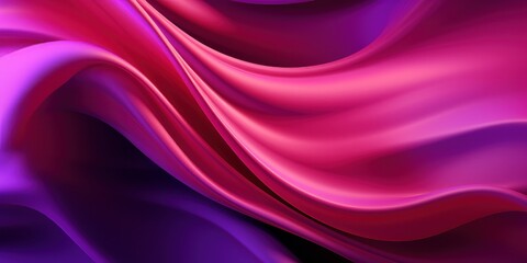 Waves of satin fabric in rich purple and red tones, evoking a sense of luxury and elegance.