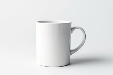 Fototapeta premium White Mug Placed On White Background