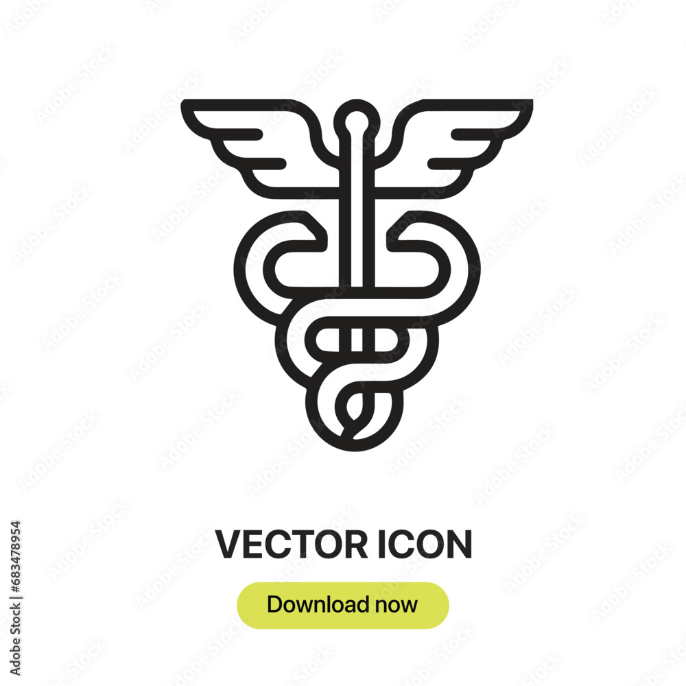 Leinwandbilder medicine icon vector. linear-style sign for mobile concept and web design. medicine symbol illustrat