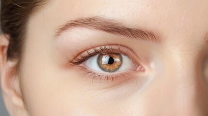 Fototapeta premium Joyful portrait of a young woman, beaming with happiness, studio setting.