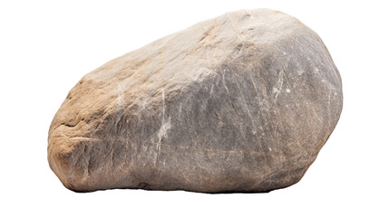 Stone isolated on transparent background, Created with Generative Ai technology.
