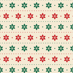 Christmas, Winter Seamless Pattern. Vector Illustration