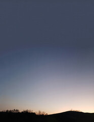 Evening Twilight Over a Hill, Dover, Ohio