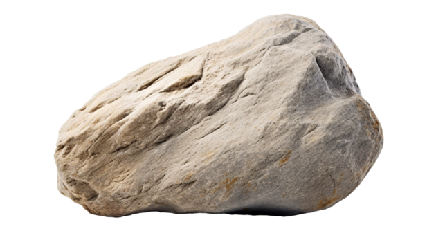 Stone isolated on transparent background, Created with Generative Ai technology. - Powered by Adobe