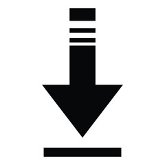 Download icon design, illustration design