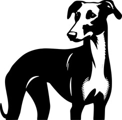 Lurcher dog icon 6