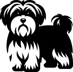 Lowchen dog icon 2