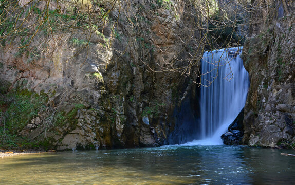 View from a waterfall in Bursa, Turkey