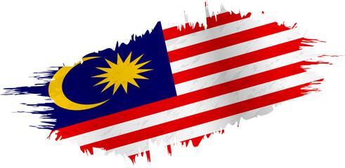 Brushstroke flag of Malaysia