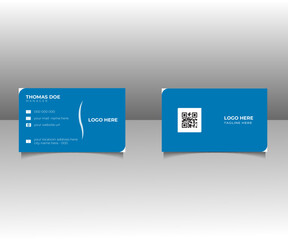 Creative modern business card double-sided creative business card template.