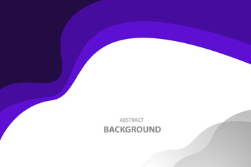 Blue and white vector wave modern background with space for text and message. concept design