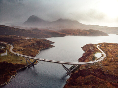 un pont en &eacute;cosse - Kylesku Bridge