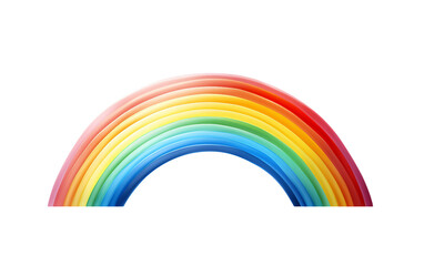 Rainbow Image on a Clear Background