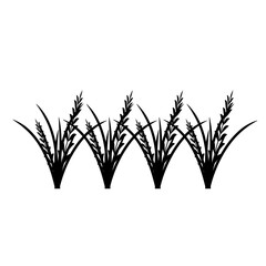 Rice Plant Agriculture Vector Design. Rice Plant Design Element. Rice Plant Single Icon. Rice Plant Illustration Svg File