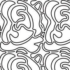 Abstract Pattern with abstract line. Seamless Pattern. Abstract Background