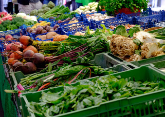 Frisches Gemüse auf dem Markt