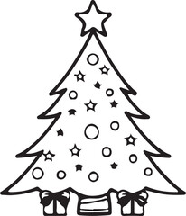 Christmas Tree Transparent Vector 