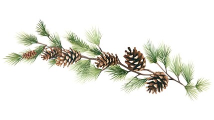Christmas tree branch