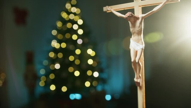 Jesus Christ symbol on Christmas days 