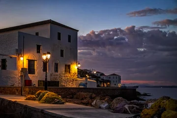 Foto op Canvas Spetses island at dusk hour, Greece © Antonis