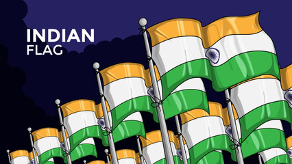 Indian flag illustration