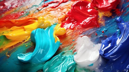 Vibrant oil or acrylic-ready background, perfect for painting. High-quality canvas for creative expression. offering a dynamic palette for artistic endeavors.