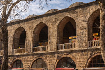 Bursa Koza Han the shopping center of ancient times today's fabric market © Aytug Bayer