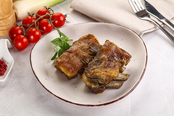Roasted Lamb ribs with spices