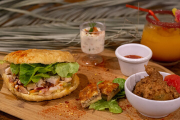 French burger