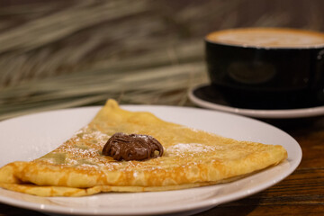 coffee and crepe