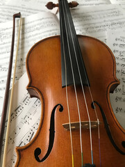 violin and bow © Grace