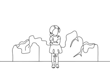 Girl. Orphan. One. One line