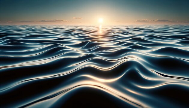 Rippled water texture background. Reflective and undisturbed surface. Tranquil and rhythmic patterns. Serene and fluid.