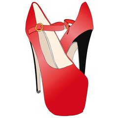 Sensual and seductive women's shoes with high heels - 683536332