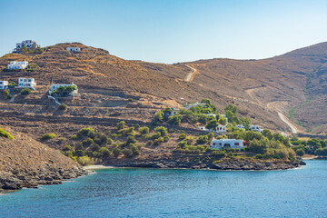 Coastal view of Serifos island, Greece - 683539354