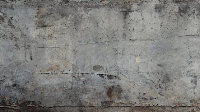 Texture of damaged concrete with scratches, raw background