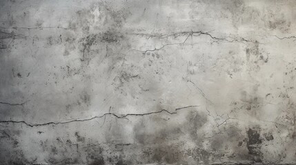 Raw concrete with cracks, gray background in retro style