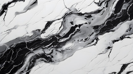 Black And White Marble Texture 