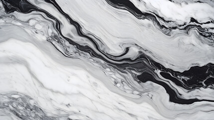 Black And White Marble Texture 