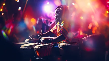 Fotobehang Latin Drums Close-Up Image © Doraway