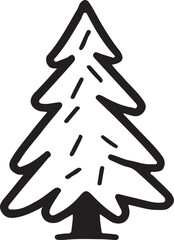 Fototapeta na wymiar Christmas tree icon vector