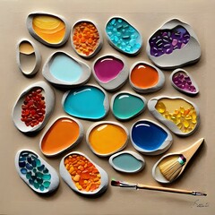 A Painting With Colors Of Water And Brushes Of Stones 277539233 (1)